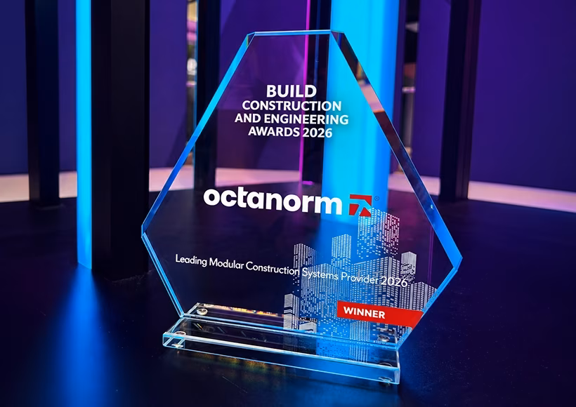 octanorm receives the BUILD Award 2026 for modular system solutions