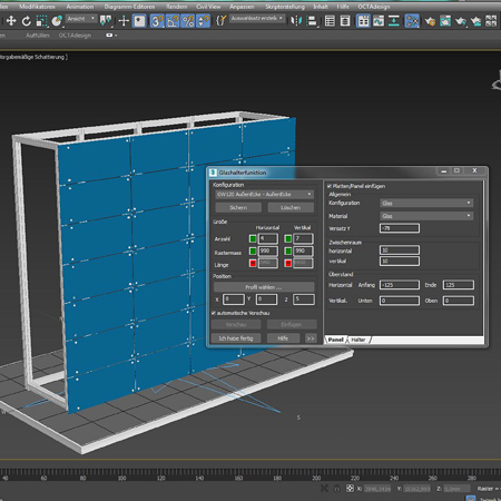 OCTADESIGN Glass retainer module